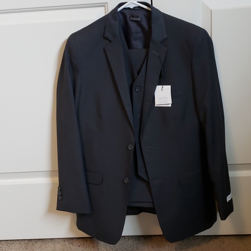 Calvin Klein Kids Gray Suit Set